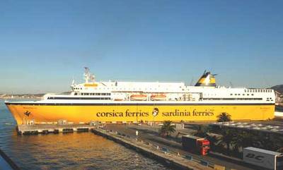 Corsica Ferries' Mega Express Five (Photo courtesy of Corsica Ferries)