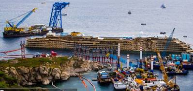Costa salvage: Image courtesy of TITAN