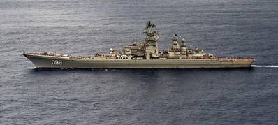 Cruiser Pyotr Veliky: Photo credit Wiki CCL