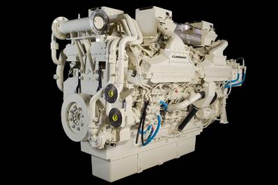 Cummins QSK60 Marine Engine: Photo credit Cummins