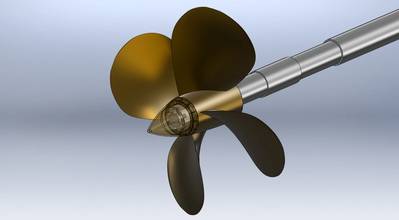 Cut: HydroComp Iowa Propeller Assembly