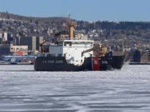 Cutter Alder off Duluth: Photo credit USCG