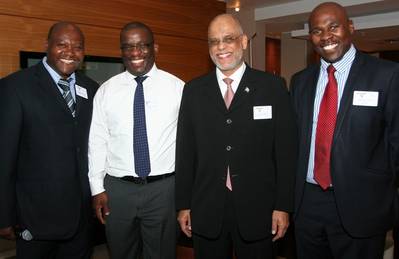 Daniel Ngubane (MBC), Commander Tsietsi Mokhele (SAMSA), Yusuf Omar (Department of Transport, representing the Minister of Transport, Ms Dipuo Peters) and Sobantu Tilayi  (SAMSA).