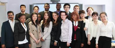 Deirdre Fitzpatrick, founder and Executive Director of Seafarers’ Rights International, with this year’s successful candidates