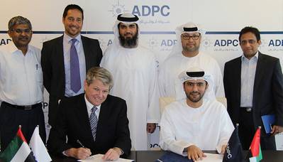 Delma Port signing ceremony: Photo credit ADPC