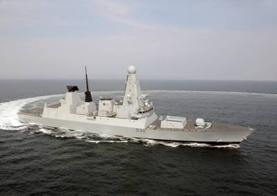 Type 45 Destroyer: Photo credit BAE