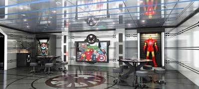 Disney Magic's Marvel Avengers: Image credit Disney Cruises