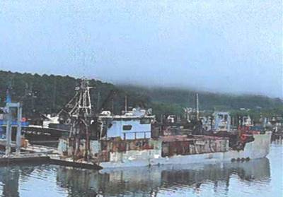 Cape Douglas docked in 2022. (Source: Alaska Marine Surveyors, Inc.)