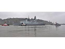 HMS Dragon: Photo courtesy UK MOD