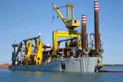 Dredger 'Leonardo da Vinci': Photo credit Jan De Nul Group