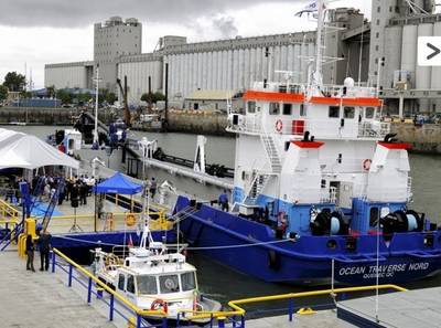 Dredger 'Ocean Traverse Nord': Photo credit Ocean Industries