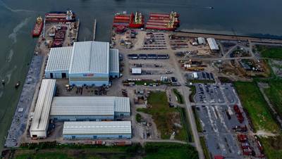 Edison Chouest Offshore's LaShip shipyard (Photo: Pemamek)