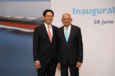 FLEET Managing Director Kishore Rajvanshy and MMSL Managing Director Tomohiro Endo (Photo: FLEET)