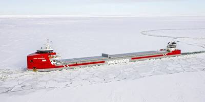 Egbert Wagenborg, an open top, ice-class general cargo vessel with a load capacity of 14,300 tonnes and a hold capacity of 625,000 cubic feet. Photo courtesy Royal Wagenborg/Castor Marine

