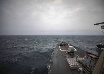 The Arleigh Burke-class guided-missile destroyer USS John S. McCain (DDG 56) is forward-deployed to the U.S. 7th Fleet area (Photo: U.S. Navy)
