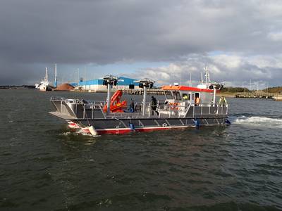 Eileen Louise during Sea Trials