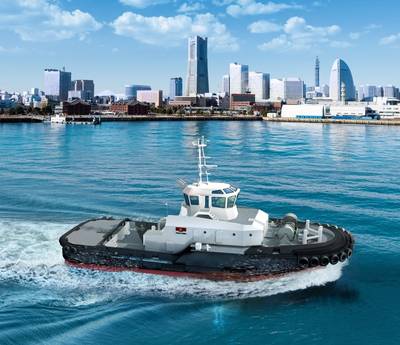 Electric tugboat Taiga (Image: Tokyo Kisen Co., Ltd)