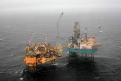 Elgin Field Platform: Photo credit: Total