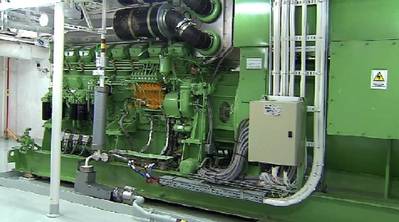 Emergency Diesel Generator: Photo credit Carnival 