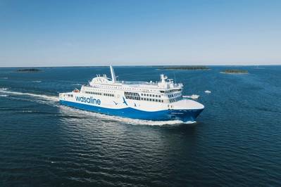 AYK Energy is gearing up production after striking a deal to undertake the biggest ever battery retrofit on a vessel operated by Finnish shipping line Wasaline. Credit: AYK Energy