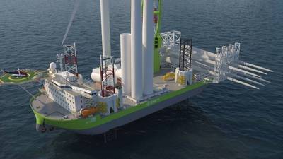 Eneti is currently building a fleet of wind turbine installation vessels. (Image: NOV)