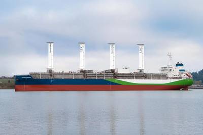 eSAILs installation on Atlantic Orchard, chartered by LDC. © bound4blue