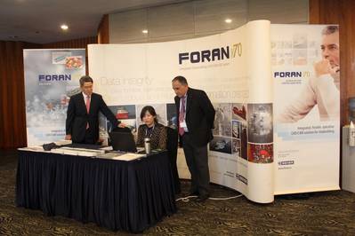 Exhibition Area where SENER had a stand, in the Haeundae Grand Hotel, location of ICCAS 2013