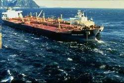 Exxon Valdez Aground: Photo credit NOAA US Govt.