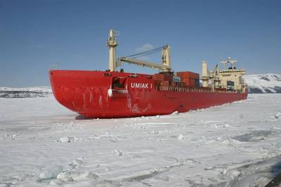 Fednav's MV Umiak I: credit Fednav Ltd