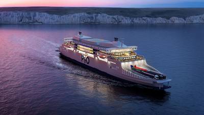 P&O Ferries’ new series of ‘super ferries’ will be powered by Wärtsilä 31 engines fitted with the latest Wärtsilä Data Communication units. (Image: P&O Ferries)