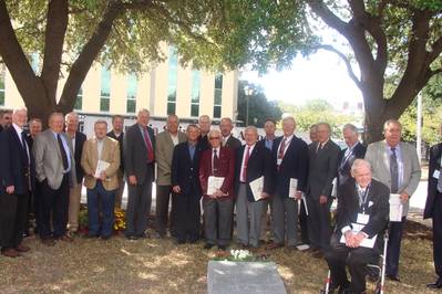 LtoR  Paul Fields, Martin Staiger, Dave Thomas, William Craft, Tom Epley, Tom Godfrey, W.K. Johnson, John Strem, Ron Ritter, Jerry Miller, Ray Wittersheim, Joe Yurso, Jeff Brooks, Gary Bowers, Dave Baker, Phillip Moberg, Dave Edwards, Tom Ackiss, William D. Kee, Ken Newman, Founding President, Leo Marshall