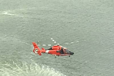 File  photo: An Air Station Corpus Christi MH-65 Dolphin helicopter (Photo: U.S. Coast Guard District 8 PADET Houston)