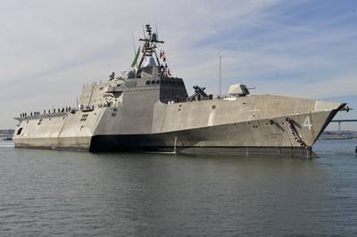 File photo: Littoral Combat Ship USS Coronado (LCS-4) in December 2017 (U.S. Navy Photo by Anthony N. Hilkowski)