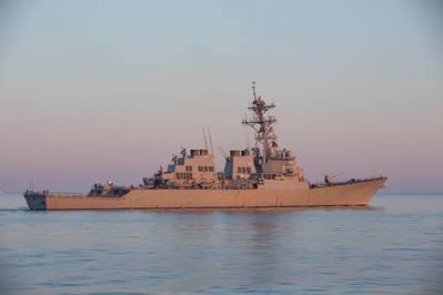 File photo: The Arleigh Burke-class guided-missile destroyer USS Mitscher (DDG 57) (U.S. Army photo by Dakota Young)
