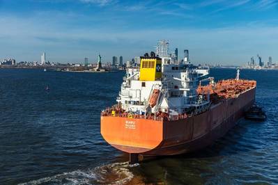 Baru, first vessel of the KCC fleet to be outfitted with Starlink (Photo: Klaveness Combination Carriers)