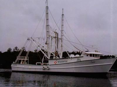 Fishing vessel Poncho at its moorings on Vermillion Bay in Morgan City. (Photo provided by Marine Ventures Inc.)