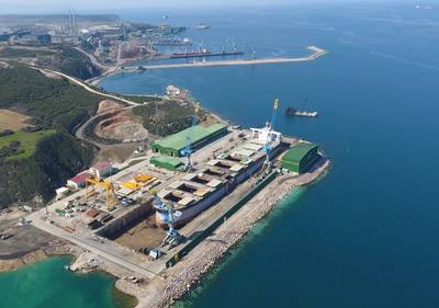 Fitted with propulsion technology from Berg Propulsion, the new İÇDAŞ tug will support operations in the drydock and surrounding port area of Çanakkale, northwest Türkiye.. Image courtesy Berg Propulsion.