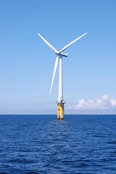 Floating offshore wind turbine Hywind (Image care of DNV GL)  