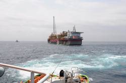 floating production storage and offloading unit (FPSO) Usan, offshore Nigeria