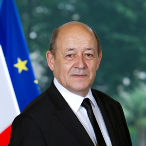Foreign Minister Jean-Yves Le Drian (Photo courtesy of France Diplomatie)