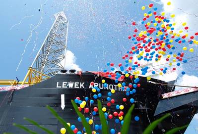 FPSO Lewek Arunothai is the first FPSO Keppel Shipyard has completed for EOC.