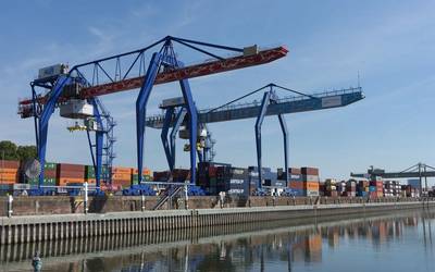 Freight shipping costs on the Rhine river in Germany surged this week as water levels fell further, compelling vessels to sail less than half full. Credit: Adobe Stock/tina7si