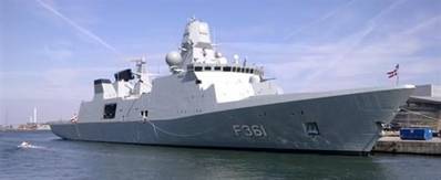 Frigate 'Iver Huitfeldt': Photo credit Terma