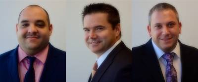 From left: Rafael Ramirec, Gregory Smith and Brendan Anzelone