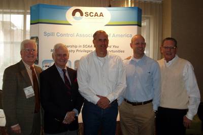 From left to right: John Allen, SCAA Executive Director; Mike Gallagher, Harry Bedrossian, Devon Grennan and Andrew Altendorf, SCAA President (Photo: SCAA).