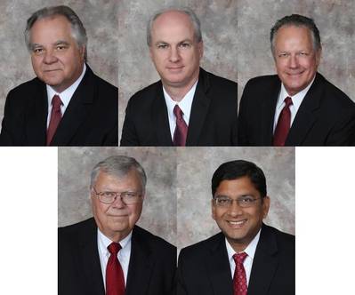 (From left to right) Top: Rick Zubic, Rob Mullins and Phil Adams. Bottom: Harry Bell and Pawan Agrawal.