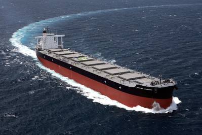 Frontier Jacaranda, a bulk carrier that conducted a short trial of biofuels in 2021 (Credit: NYK)