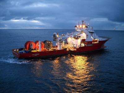 The Fugro Symphony cable-lay vessel (Photo: Fugro)