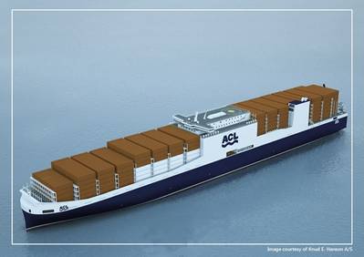 G4 RoRo Containership: Image credit ACL