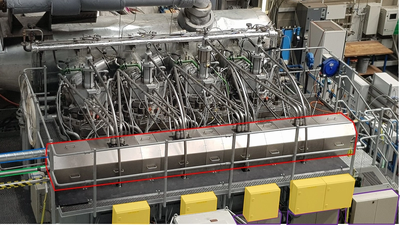 WinGD’s fuel flexible injector installation on RTX-6 Test Engine (Photo: WinGD)